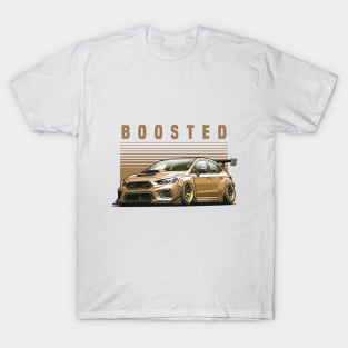 Subaru Impreza WRX STI Car Art - Modified Boosted Sports Car T-Shirt